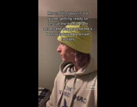 Guy green yellow beanie skit grey sweater 3rd grade