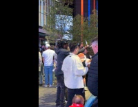 Man dancing sells weed outside Knicks game