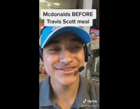 Before and after travis scott meal mcdonalds 