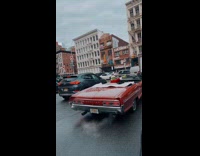 Grinch santa costume drive convertible car street