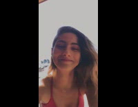 Neighbor forgets to disconnect bluetooth speaker girl