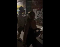 Group carrying foil sculpture part 1 