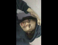 Girl records close up of butt farts