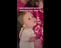 Months Old Baby Mumbles Words for Lady