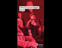 Guy performs concert girlfriend is biggest fan 