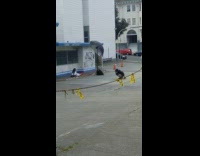 Girl lay ground flash reflector repair shop