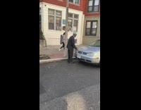 Guy records himself giving compliments to elderly strangers