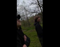 Two men on tree branch then snapped