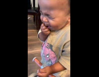 Collab Clips MPUGC - Toddler tries Sprite for the first time