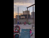 4 neon dancers shake for video 