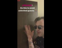 Collab BitchIG2 - Guy pretends to be deaf for uninvited guests