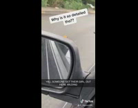 Woman find dildo on the street