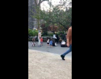 Kids dancing baby shark played by band