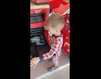 Toddler says what the fuck 