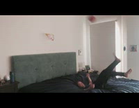 Collab ExtremeIG - slomo boy kick basketball basket bed