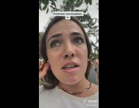 Girl has a Freshman conversation