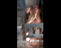 Smoke produced lit from the chopped woods