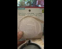 Guy takes black magnifying glass out fail 