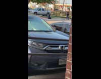 Guy punches air shell gas station texas 