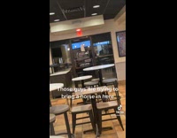Guy tries to bring mule into restaurant 
