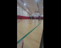 Kid Trained by Professional Basketball Coach Drills