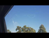 Heart shaped cloud on the sky