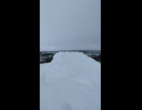 Guy does backflip on snow mobile 