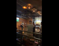 Collab PubityPets - Old man dance to performance in family restaurant