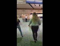 Collab BitchIG2 - Two women with signs friend returns from army