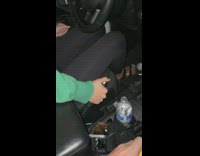 Collab BitchMP - Girl struggles to put down emergency brake