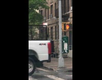 NYPD officers spying on apartment window