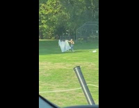 Woman white blanket witch hat pictorial field Part 1