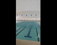 Guy makes pool water move 