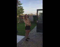 Woman fix hair compressor hair flip