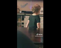 Little girl gives attitude asked to get diaper 