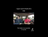 Car spins out of control by cop 