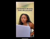 Mom yells at daughter filling out FAFSA