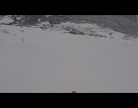 Ski close call windy