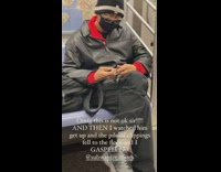 Black jacket guy clips nails on pt. 2 
