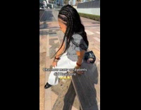 Woman trips walking in dubai