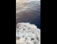 Drone shot of the Mediterranean