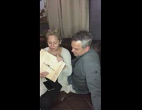 Woman breaks Tony Robbins board with hand