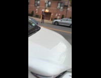 Car turn quickly and make screech sound