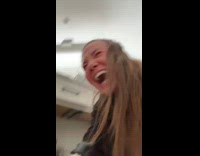 Staff hiding from customer knocking on closed store window