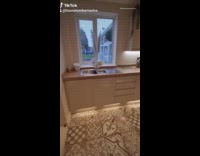 Guy throws ornament transition christmas decorations house