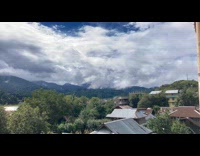Time lapse of steam from the trees Part 1