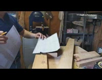 Guy makes pug dog out of wood 