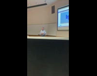 Dog class lecture glasses flannel