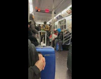 Guys sing ed sheeran song on train 