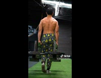 Man in Office Attire Transitions into Gym Attire